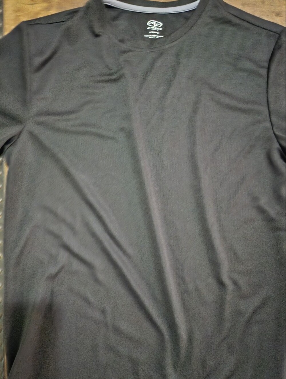 Athletic Works Black Performance Crew Neck Shirt